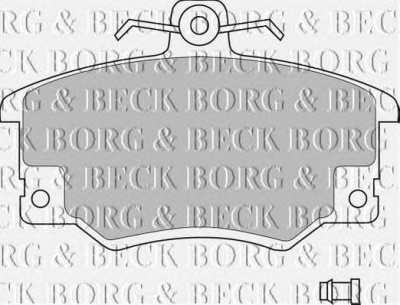 BORG & BECK bbp1410 -  Комплект тормозных колодок, дисковый тормоз